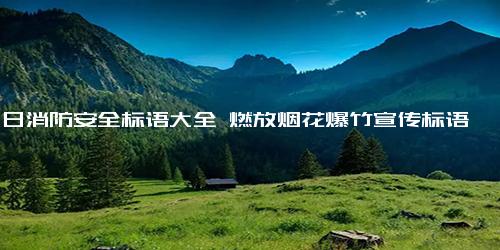 节日消防安全标语大全 燃放烟花爆竹宣传标语